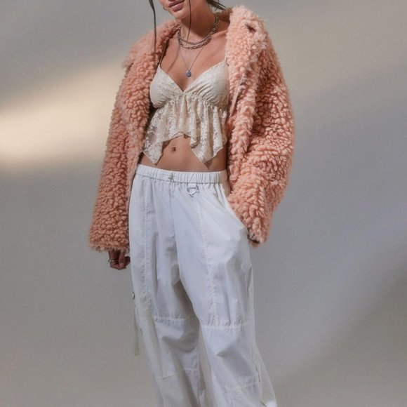 URBAN OUTFITTERS - CREAM - TABATHA ALLOVER LACE BABYDOLL CAMI - Picture 5 of 5